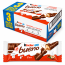 Kinder Bueno Duo Bar Milk Chocolate and Hazelnuts Lunch Box 129g