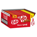 Kit Kat 4 Finger Milk Chocolate Bar 3 Pack 124g PMP