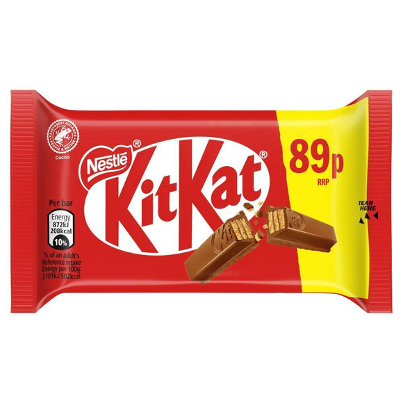Kit Kat 4 Finger Milk Chocolate Bar 41.5g