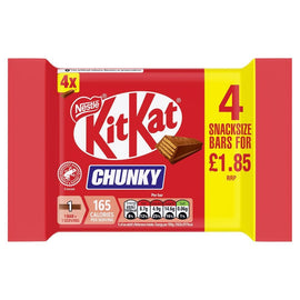 Kit Kat Chunky Milk Chocolate Bar 4 Pack 128g PMP