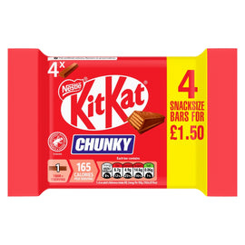 Kit Kat Chunky Milk Chocolate Bar 4 Pack 128g