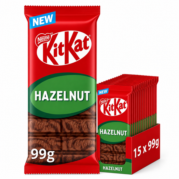 KitKat Hazelnut Chocolate Sharing Bar 99g