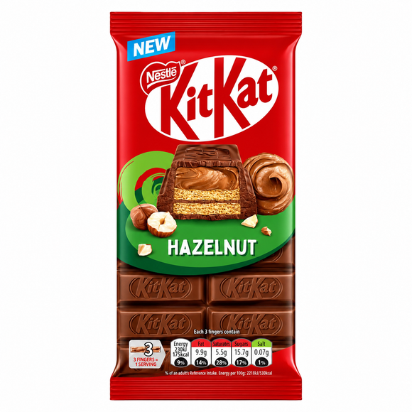 KitKat Hazelnut Chocolate Sharing Bar 99g