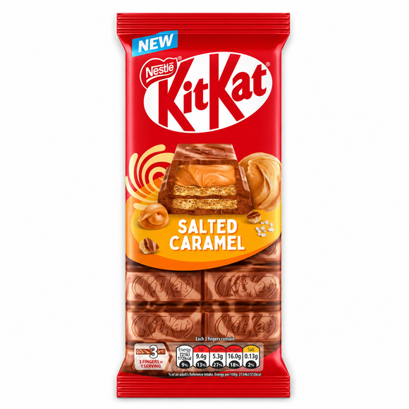 KitKat Salted Caramel Chocolate Sharing Bar 99g