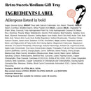 Large Retro Sweets Gift Tray