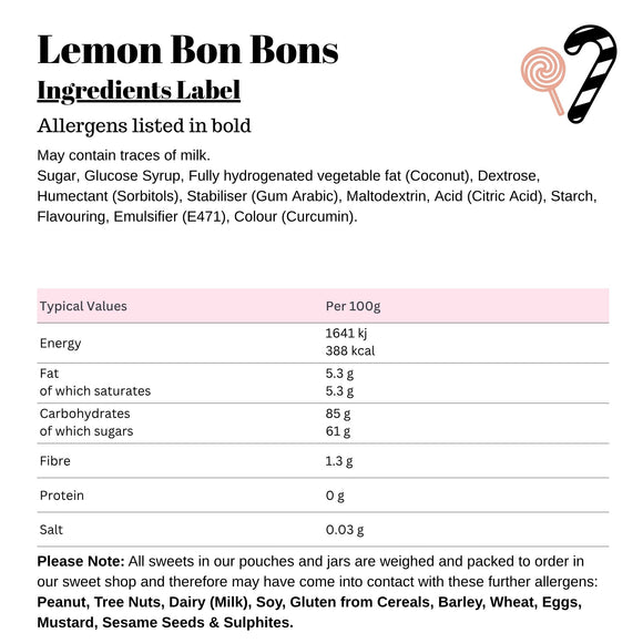 Lemon Bon Bons