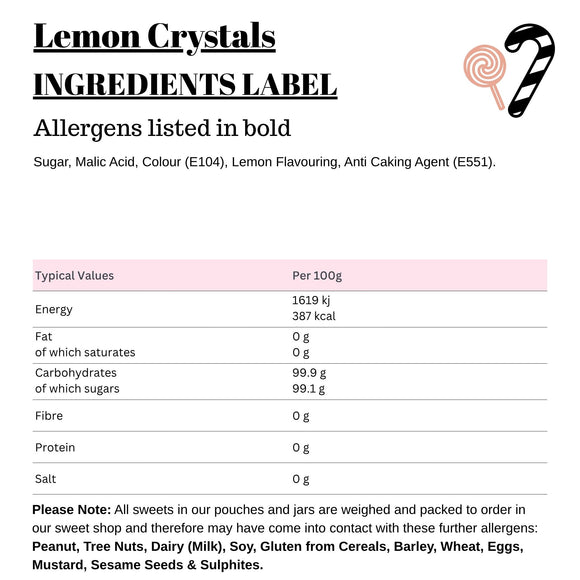 Lemon Crystals