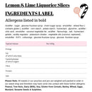Lemon & Lime Liquorice Slices