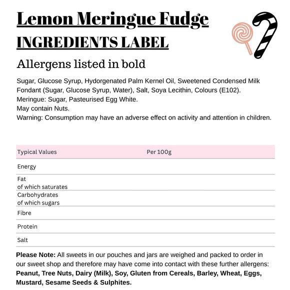 Lemon Meringue Fudge