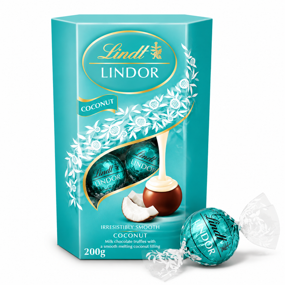 Lindt Lindor Coconut Truffles 200g