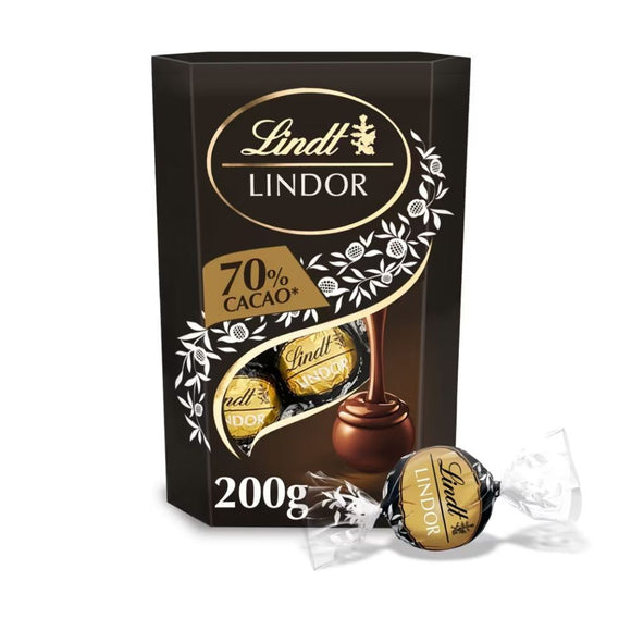 Lindt Lindor Extra Dark Chocolate Truffles 200g