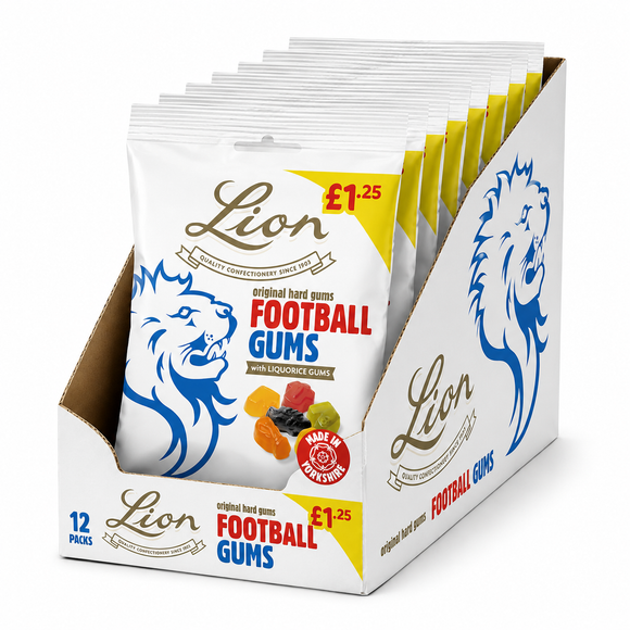 Lion Football Gum Bags 130g PMP