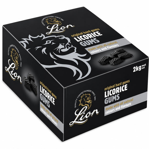 Lion Liquorice Gums 2kg