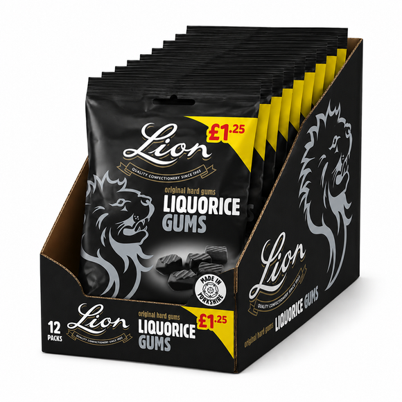 Lion Liquorice Gums Bags 130g PMP