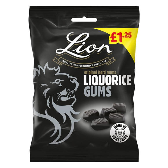 Lion Liquorice Gums Bags 130g PMP