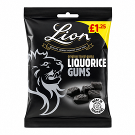 Lion Liquorice Gums Bags 130g PMP