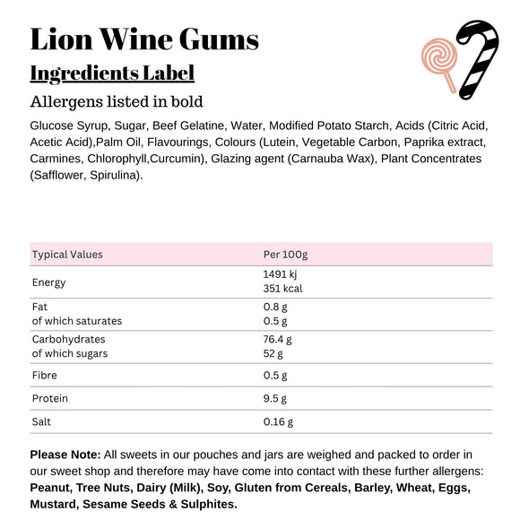 Lion Wine Gums