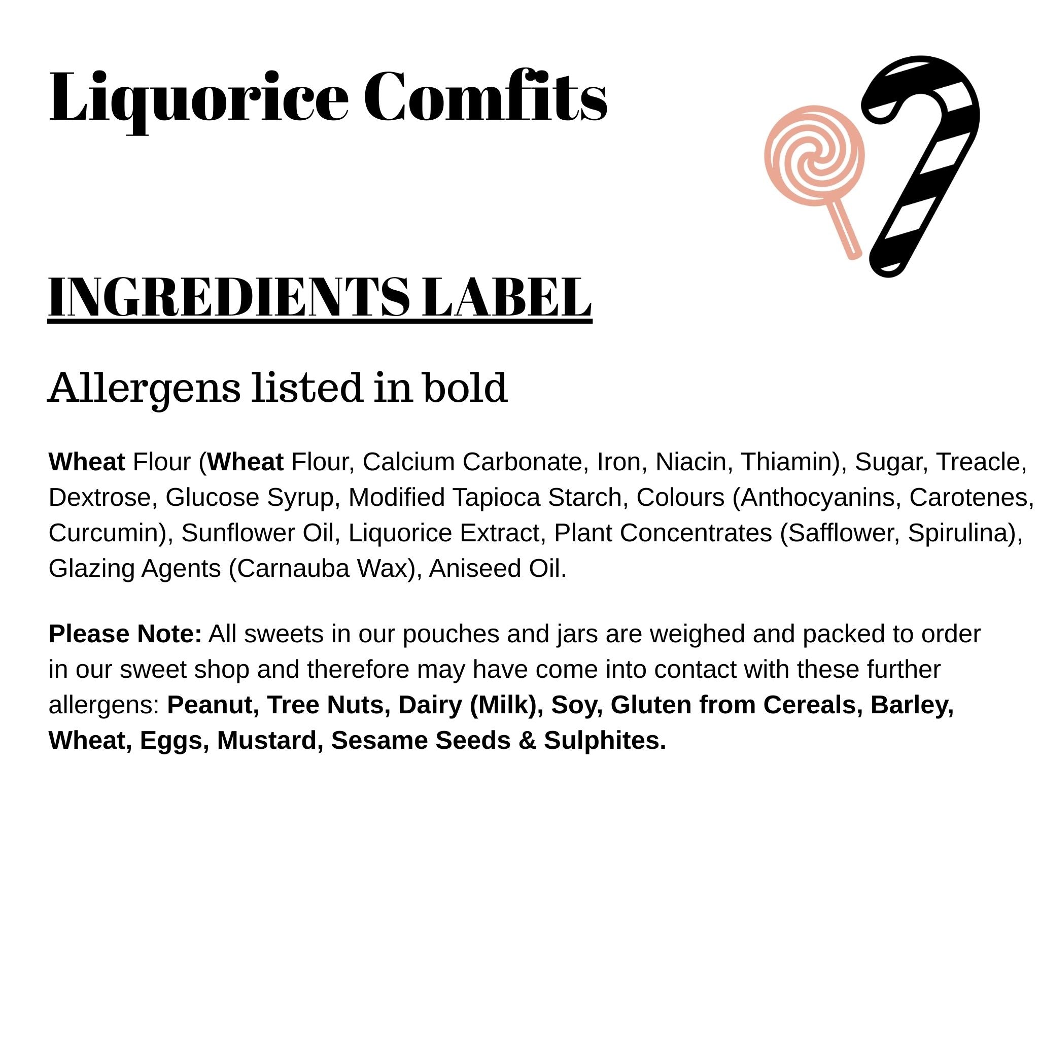 Liquorice Comfits