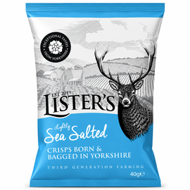 Lister's Lightly Sea Salted Crisps