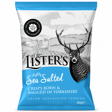 Lister's Lightly Sea Salted Crisps