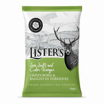 Lister's Sea Salt & Cider Vinegar Crisps