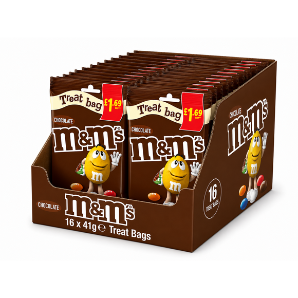 M&M's Chocolate Treat Bags 82g PMP