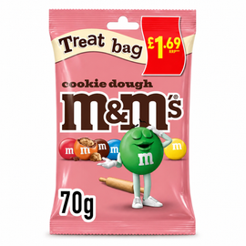 M&M's Cookie Dough Milk Chocolate Bag 70g