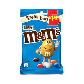 M&M's Crispy Chocolate Treat Bags 77g