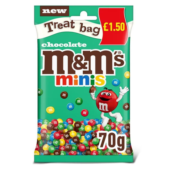 M&M's Minis Bites Milk Chocolate Treat Bag 70g