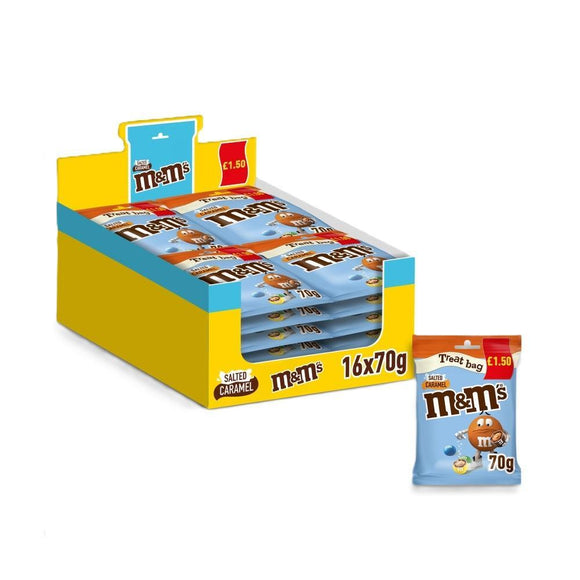 M&M's Salted Caramel Chocolate Treat Bag 70g PMP