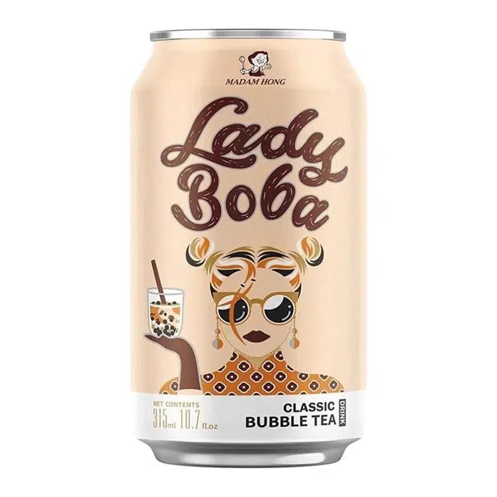 Madam Hong Lady Boba Original Milk Tea Bubble Tea (315ml) - Giant Bradley's Online Sweet Shop