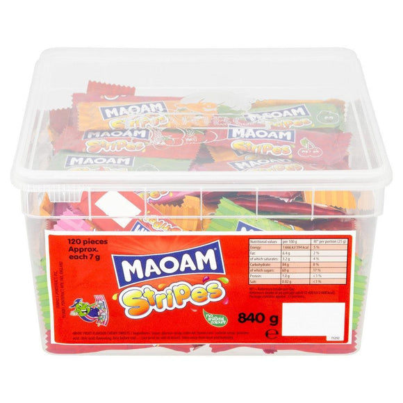 Maoam Stripes Tub 840g