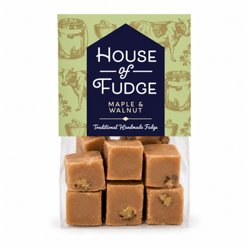 Maple & Walnut Gourmet Fudge Bag by House of Fudge 150g