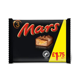 Mars Chocolate Bar Multipack 3 Pack 118.2g PMP