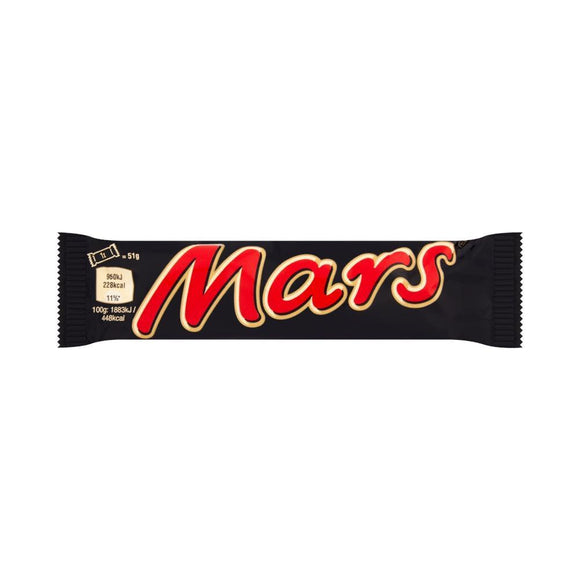 Mars Chocolate Bars 51g