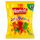 Maynards Bassetts Jelly Babies Sweets Bag 110g PMP