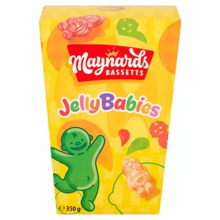 Maynards Bassetts Jelly Babies Sweets Carton 350g
