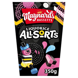 Maynards Bassetts Liquorice Allsorts Sweets Carton 350g