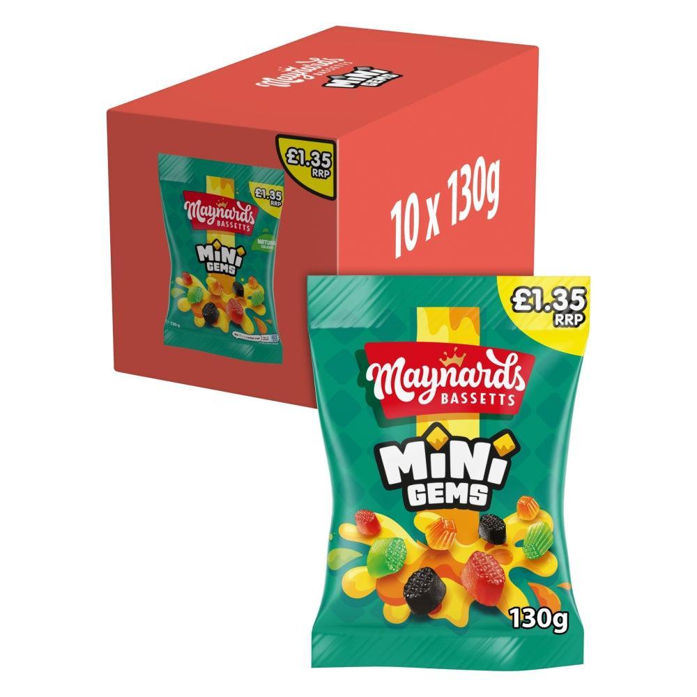 Maynards Bassetts Mini Gems 130g PMP