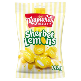 Maynards Bassetts Sherbet Lemons Sweets Bag 192g