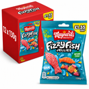 Maynards Bassetts Soft Jellies Fizzy Fish Sweets Bag 130g PMP
