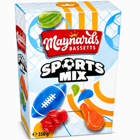 Maynards Bassetts Sports Mix Sweets Carton 350g