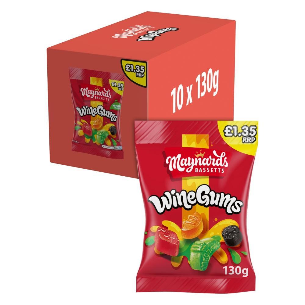 Maynards Bassetts Wine Gums 130g PMP – Giant Bradley's Online Sweet Shop