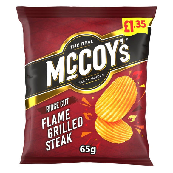 McCoy's Flame Grilled Steak Crisps 65g PMP