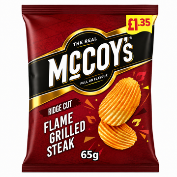 McCoy's Flame Grilled Steak Crisps 65g PMP