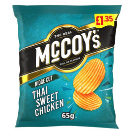 McCoy's Thai Sweet Chicken Crisps 65g PMP