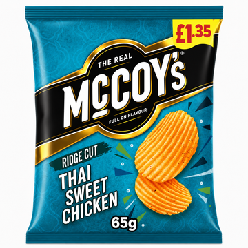 McCoy's Thai Sweet Chicken Crisps 65g PMP