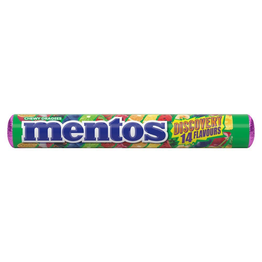 Mentos Discovery Chewy Dragees Roll 38g - Giant Bradley's Online Sweet Shop