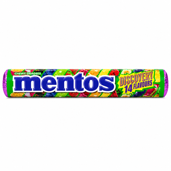 Mentos Discovery Chewy Dragees Roll 38g