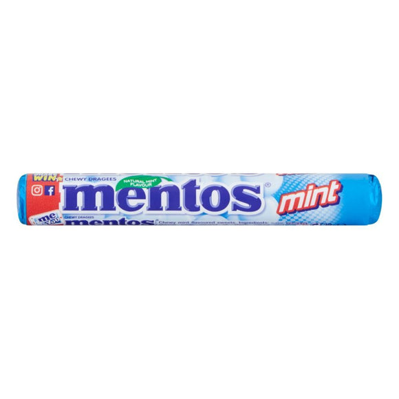 Mentos Mint Chewy Dragees 38g